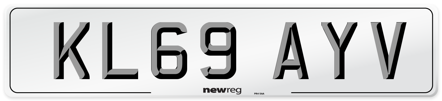 KL69 AYV Number Plate from New Reg